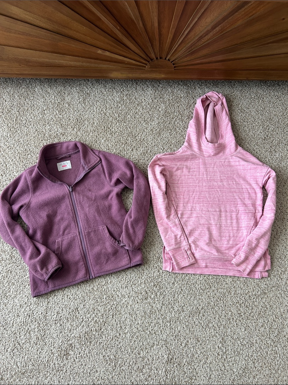 Girls jacket and hoodie